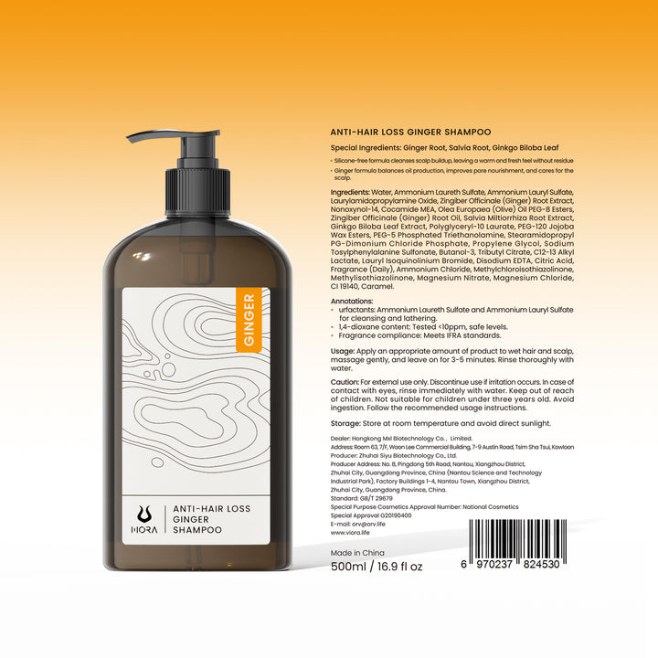 Anti-Hair Loss Ginger Shampoo